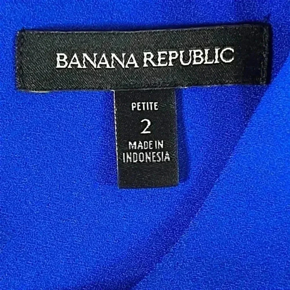 Banana Republic Tie Sleeve Shift Dress Size 2P - Picture 3 of 5